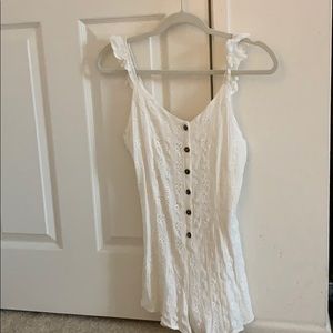 White Eyelet Romper